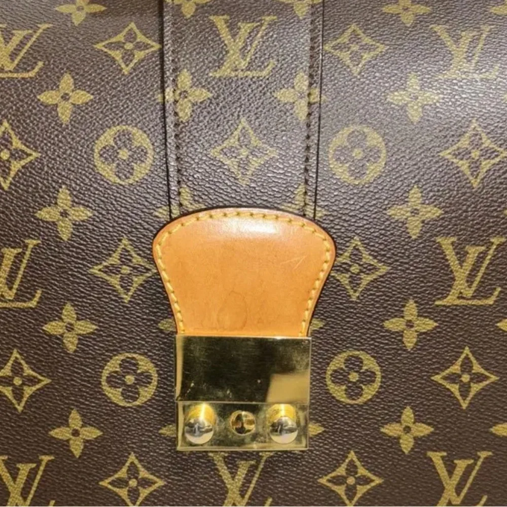Louis Vuitton Fermoir Serviette Business Briefcase With Key & Box in EUC 💼